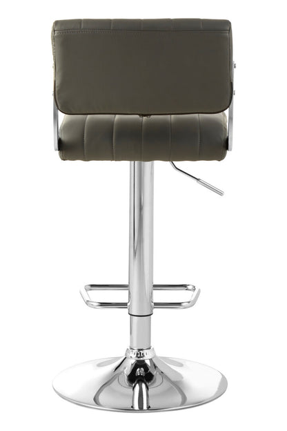 Richmond Grey Channel Design Seat Bar Stool