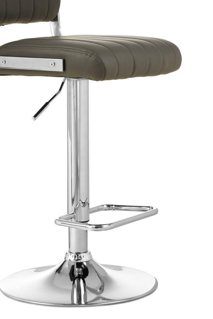 Richmond Grey Channel Design Seat Bar Stool