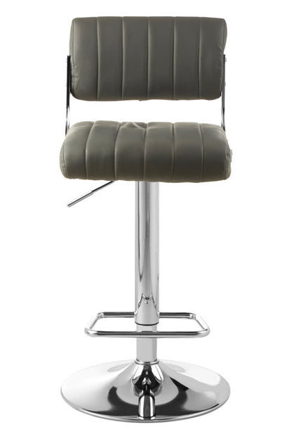 Richmond Grey Channel Design Seat Bar Stool