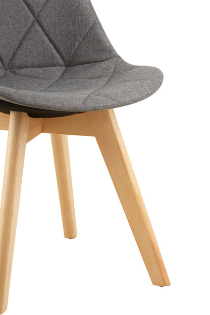 Richmond Grey Diamond Pattern Dining Chair