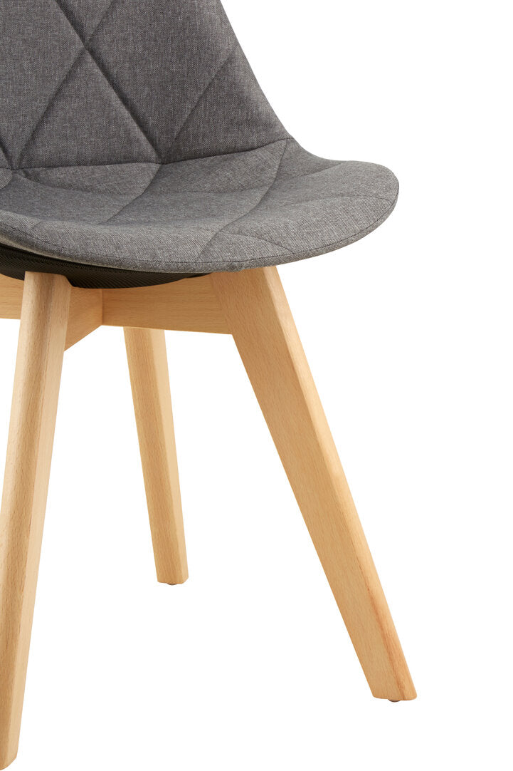 Richmond Grey Diamond Pattern Dining Chair