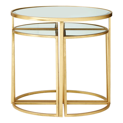 Harrogate Champagne Gold Set Of 5 Tables