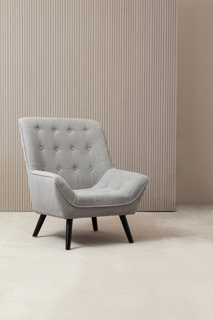 Richmond Grey Curved Chair