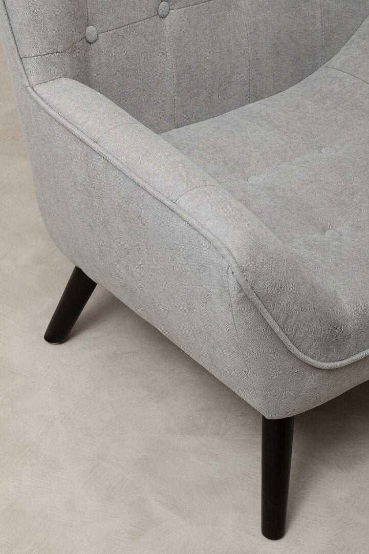 Richmond Grey Curved Chair