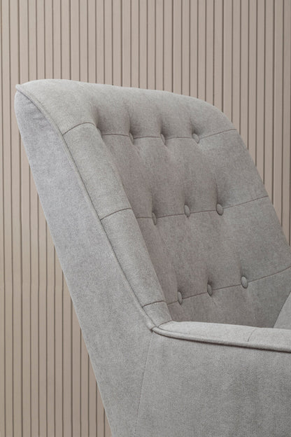Richmond Grey Curved Chair