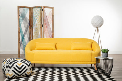 Bristol Yellow Linen Sofa