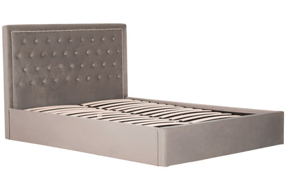 Brighton Grey Ottoman King Bed