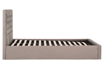 Brighton Grey Ottoman King Bed