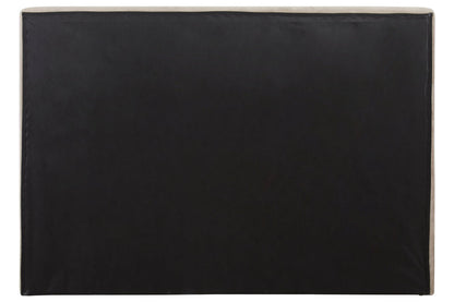 Brighton Mink Velvet Ottoman King Bed