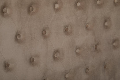 Brighton Mink Velvet Ottoman King Bed