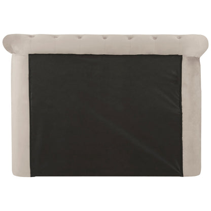 Bath Mink Velvet Ottoman Double Bed