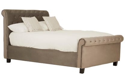 Norwich Grey Ottoman Double Bed