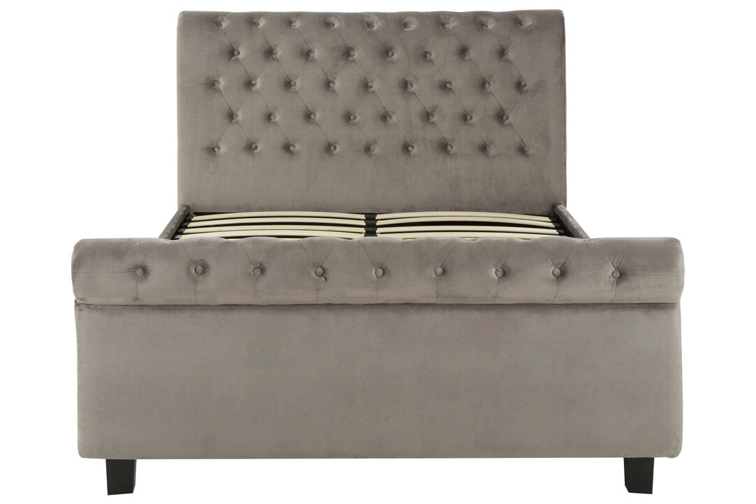Norwich Grey Ottoman King Bed