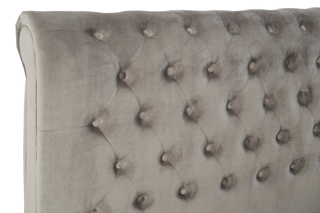 Norwich Grey Ottoman King Bed