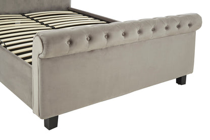 Norwich Grey Ottoman King Bed