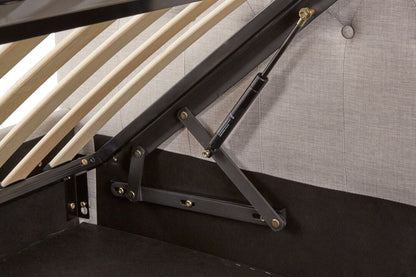 Norwich Light Grey Ottoman King Bed