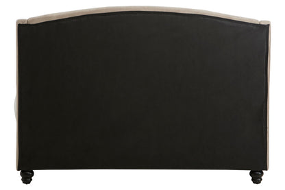 Lincoln Mink Brushed Velvet Double Bed