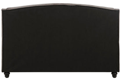 Lincoln Grey Velvet King Bed