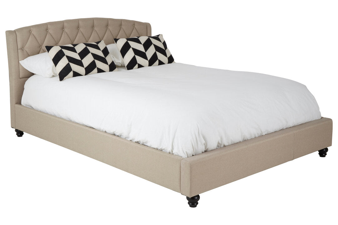 Lincoln Beige King Bed