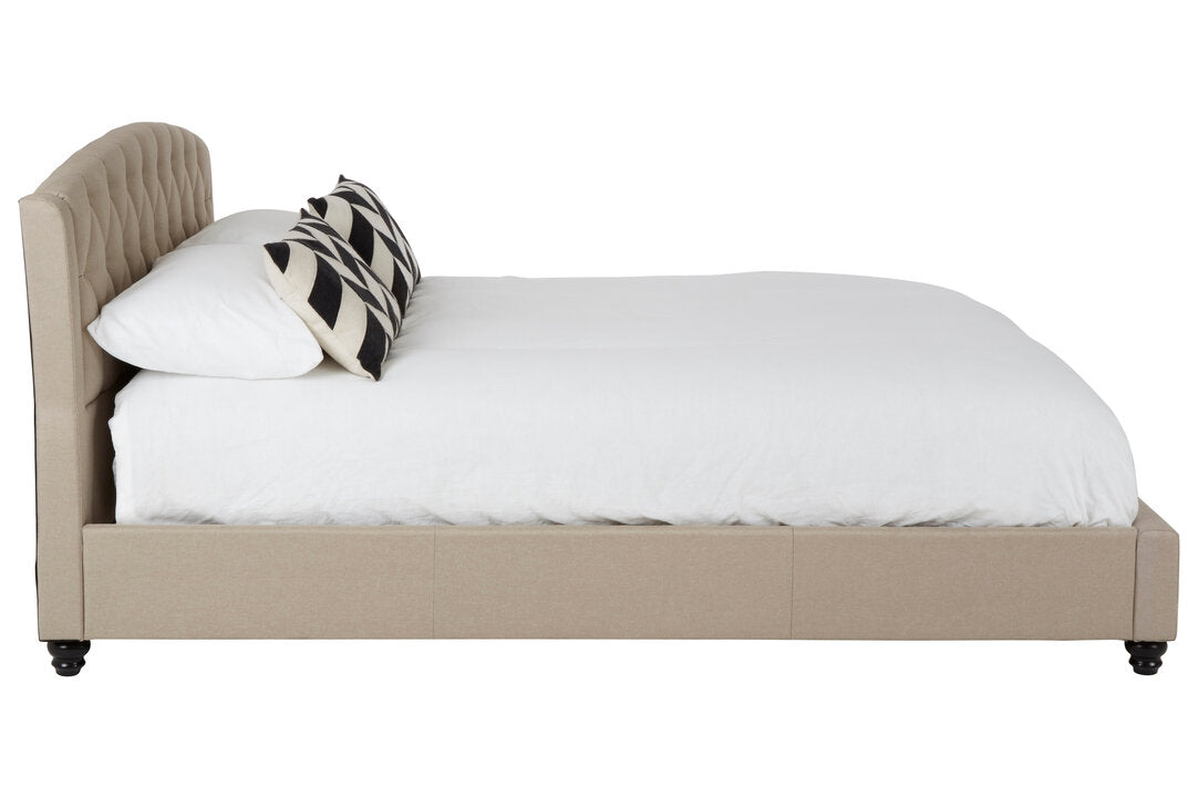 Lincoln Beige King Bed