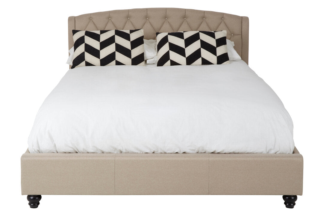 Lincoln Beige King Bed