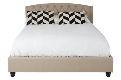 Lincoln Beige King Bed