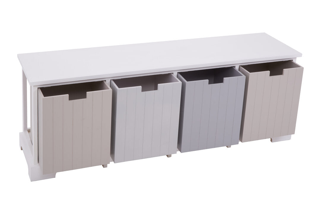 Belgravia England 4 Drawer Bench