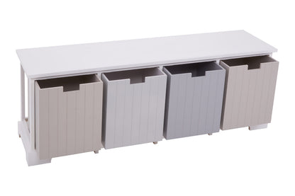 Belgravia England 4 Drawer Bench