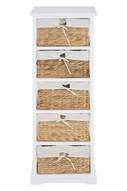 Siena 5 Seagrass Drawer Chest
