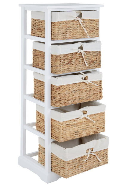 Siena 5 Seagrass Drawer Chest