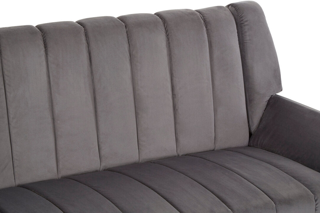 Naples 2 Seat Grey Sofa