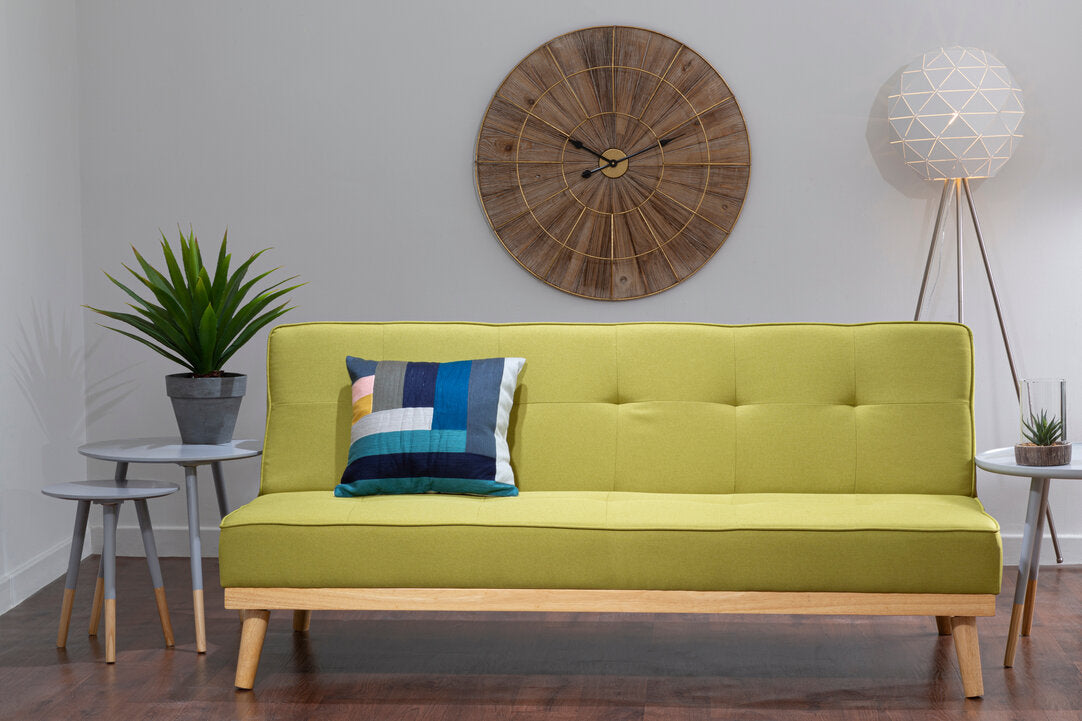 Richmond 3 Seat Green Sofa Bed