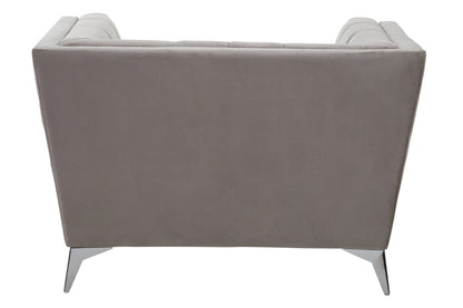 Seville Grey Velvet Chair
