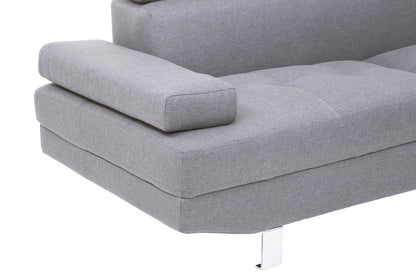 Granada Grey Linen Corner Sofa