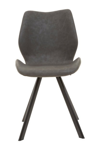 Cordoba Round Marble Effect Dining Table with 6 Chairs Set