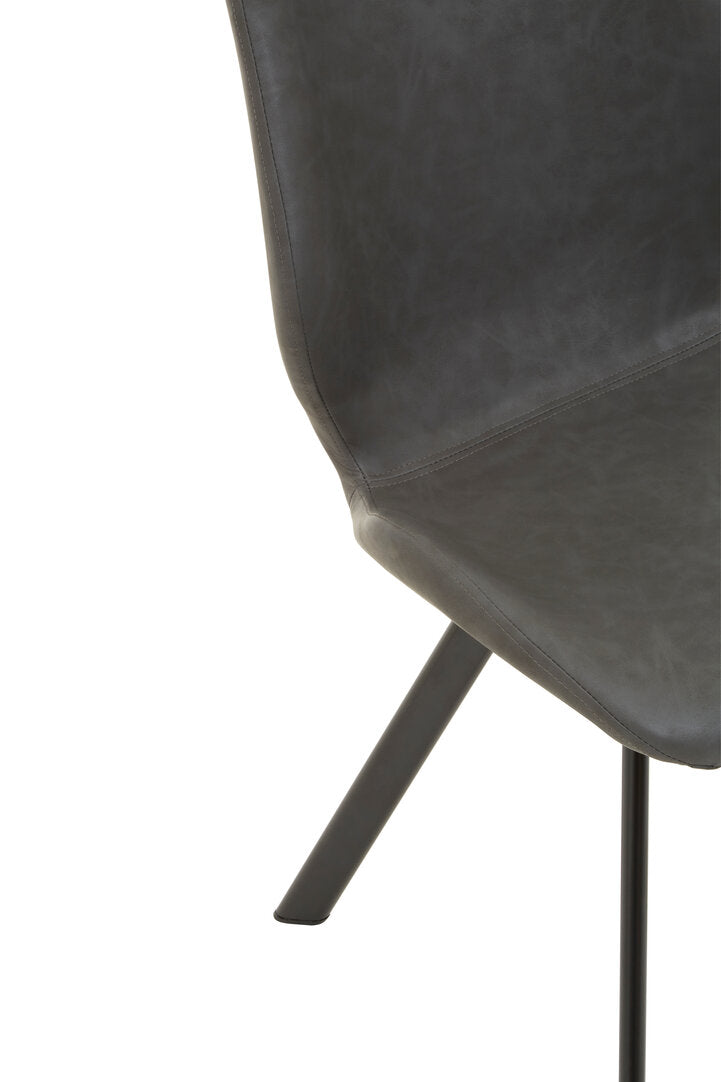 Cordoba Round Marble Effect Dining Table with 6 Chairs Set