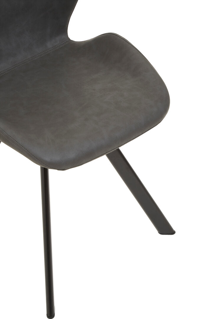 Cordoba Round Marble Effect Dining Table with 6 Chairs Set