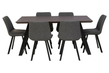 Portofino Dining Table with 6 Chairs Set