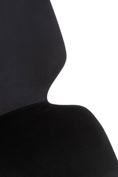 Laguna BlackTempered Glass Dining Table with 6 Chairs