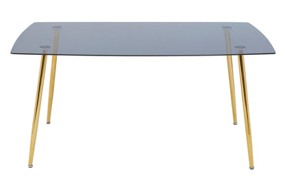 Laguna Smoked Glass Dining Table with 6 Chairs Set