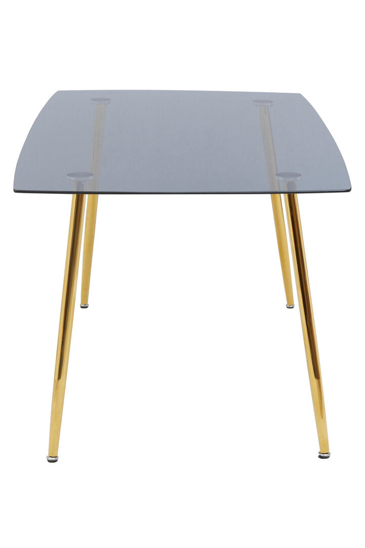 Laguna Smoked Glass Dining Table with 6 Chairs Set