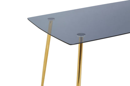 Laguna Smoked Glass Dining Table with 6 Chairs Set