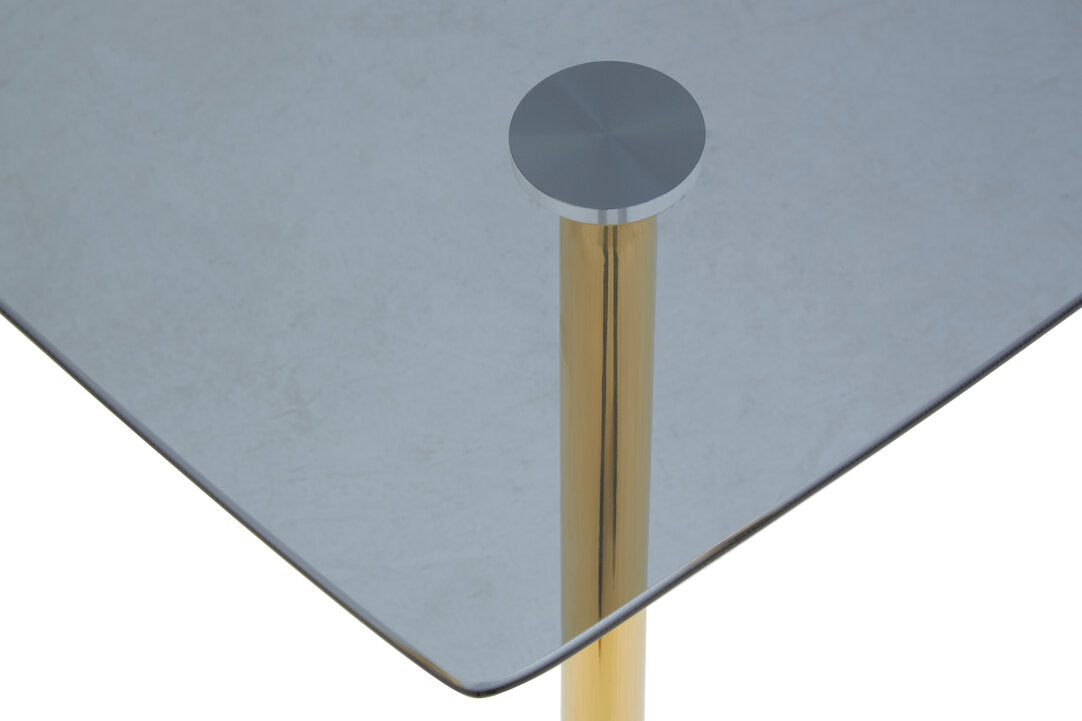 Laguna Smoked Glass Dining Table with 6 Chairs Set