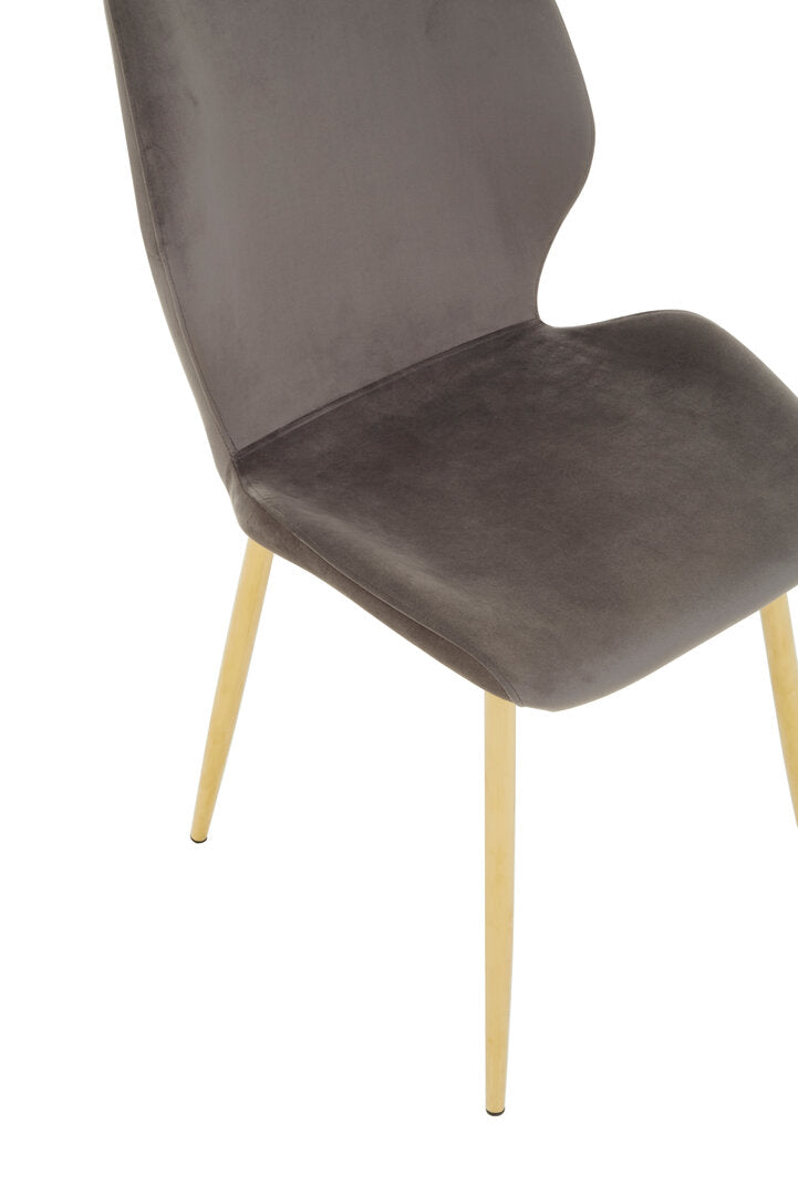 Laguna Smoked Glass Dining Table with 6 Chairs Set