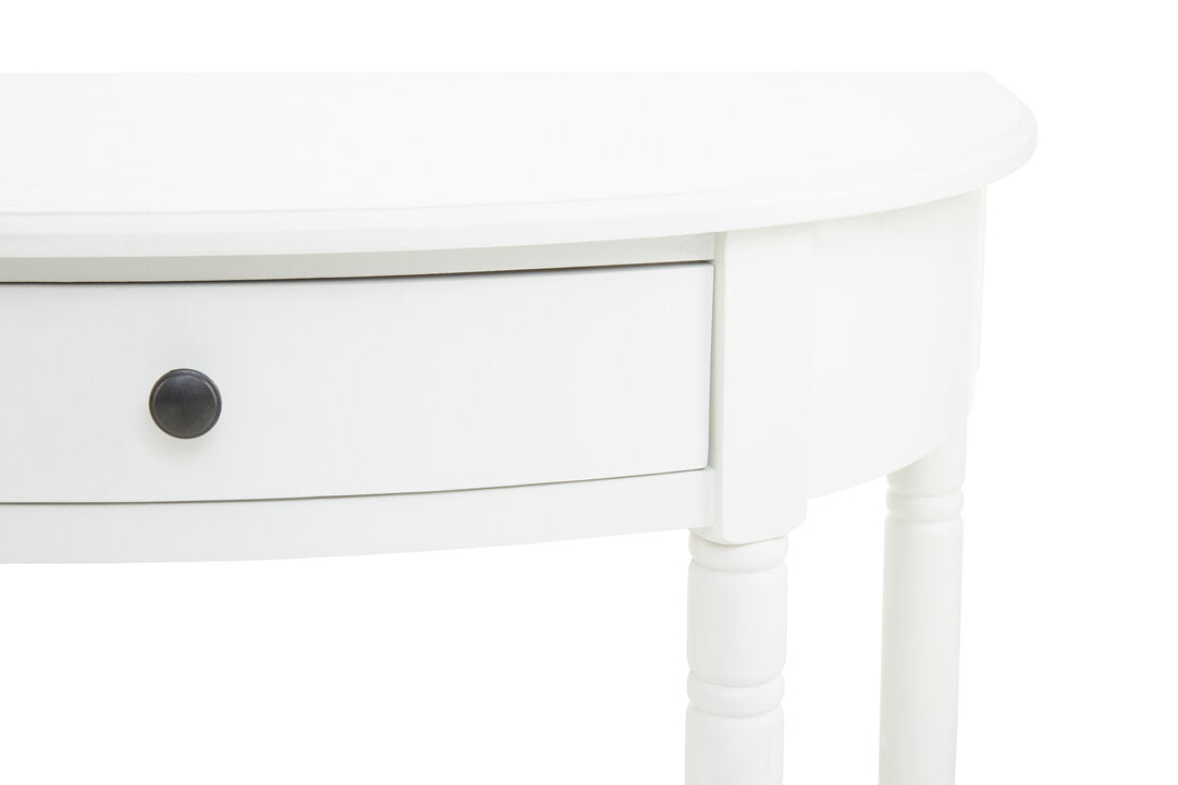 Savoy Semi Circle One Drawer Console Table