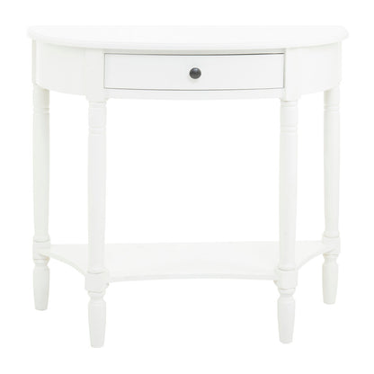 Savoy Semi Circle One Drawer Console Table