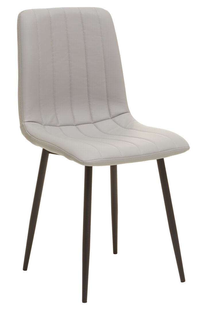 Loxley Set Of 4 Light Grey Dining Chairs