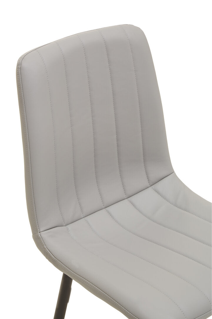 Loxley Set Of 4 Light Grey Dining Chairs