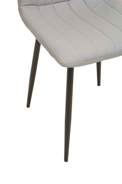 Loxley Set Of 4 Light Grey Dining Chairs