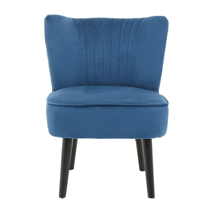 Sorrento Park Blue Velvet Chair